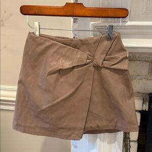 NWT Do+Be Faux Leather Skort shorts size Small S New